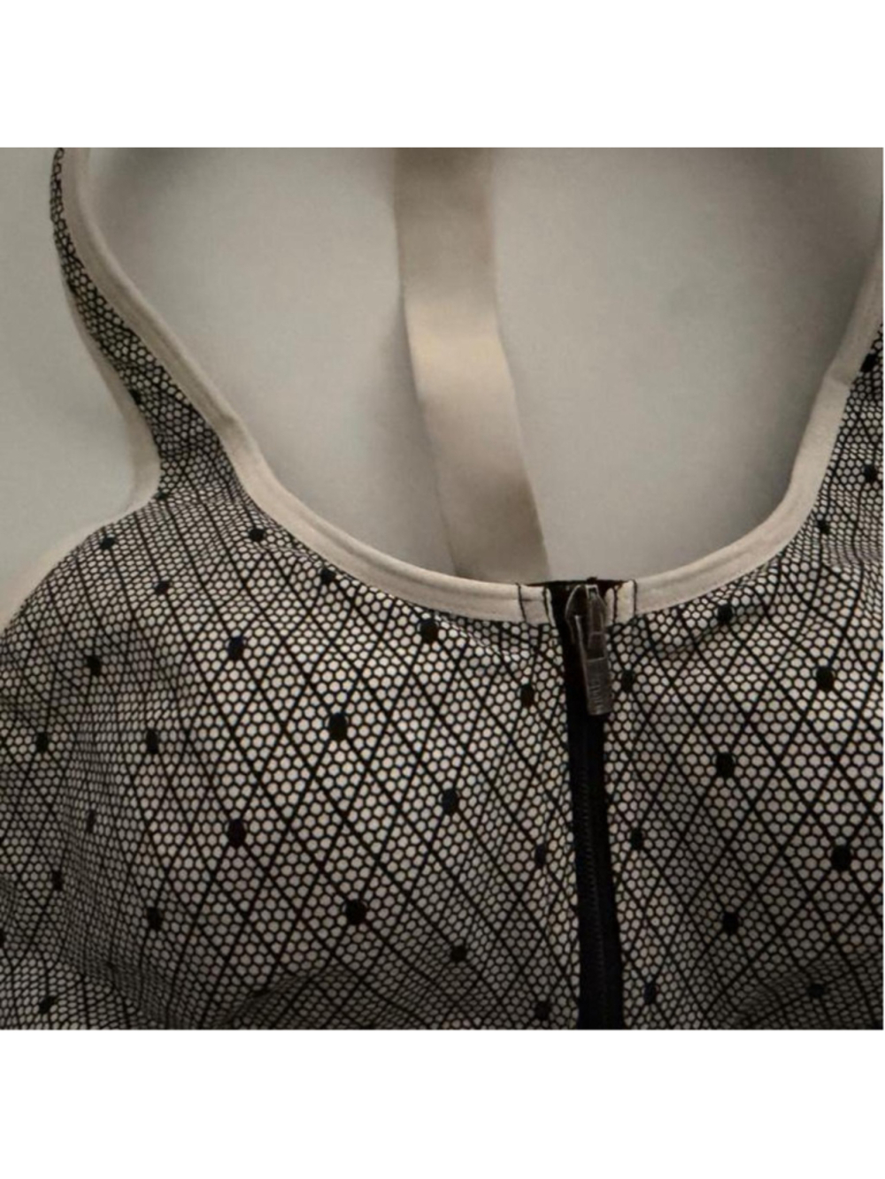 Victoria Sport Black & white polka dot sports bra